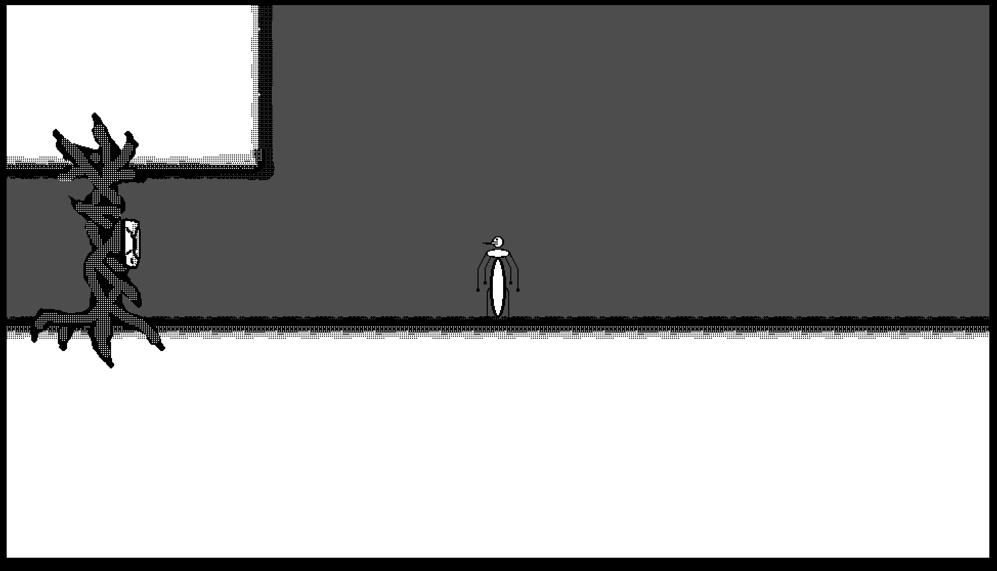 Wall Gate and player character - drawn by me.